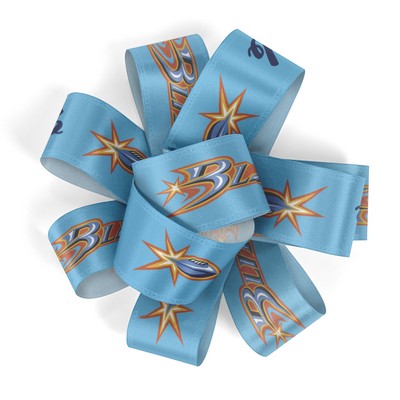 1" Badge Satin Bow - Sublimation